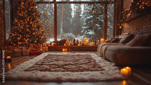 Cozy Christmas Living Room ...