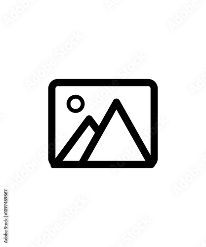 Free Download Black Line icon illustration on white background - GFXLoad