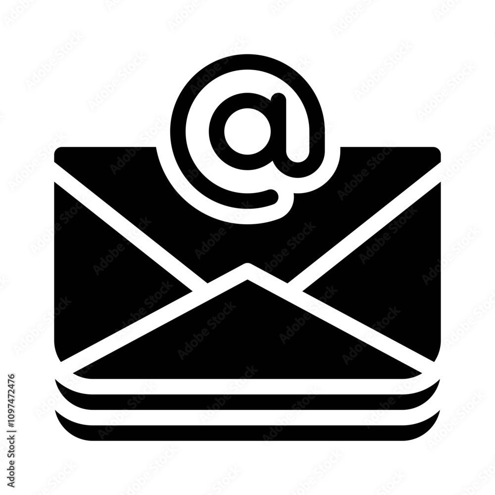 mailing glyph icon mailing glyph icon