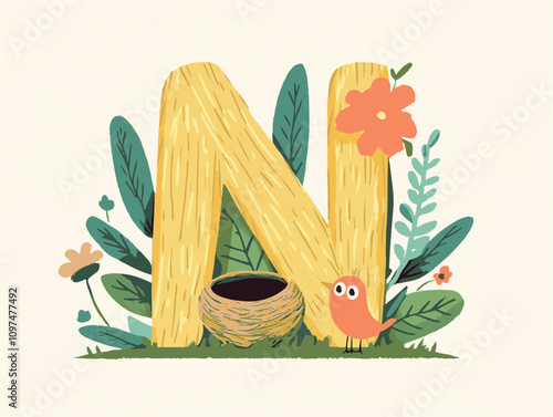ABC Learning Fun: Alphabet Flashcards & Tracing Activities with Illustrations