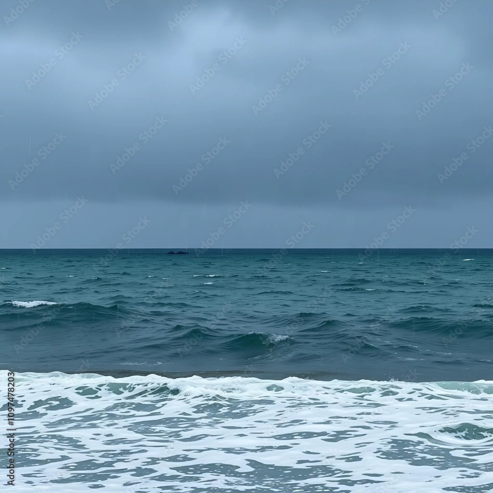 storm over the sea storm over the sea
