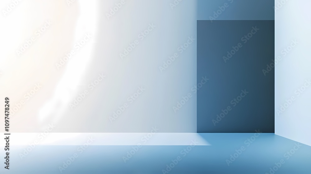 Digital technology blue gray solid geometry architectural illustration poster background Digital technology blue gray solid geometry architectural illustration poster background