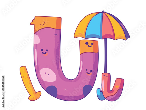 ABC Learning Fun: Alphabet Flashcards & Tracing Activities with Illustrations