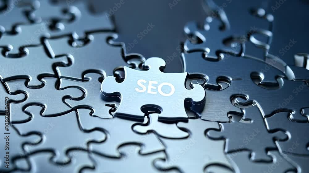 Metallic Puzzle Piece Strategy SEO Insights Among Jigsaw Pieces for Digital Marketing Metallic Puzzle Piece Strategy SEO Insights Among Jigsaw Pieces for Digital Marketing