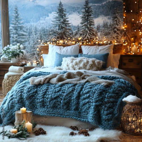 Cozy Winter Bedroom Decor W...