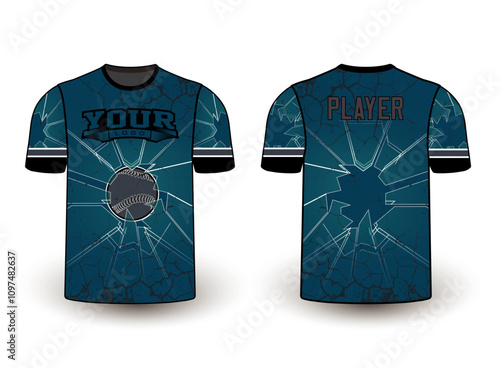All sports player jersey design with an elegant edgy and wild look. Sports gear template mockup perfect fit for all sports. The designs that go on casual wear, shirts, fashion apparel, and all kind 