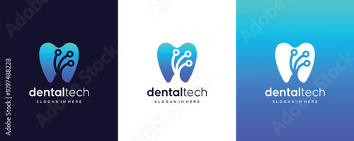 Dental care logo design 
