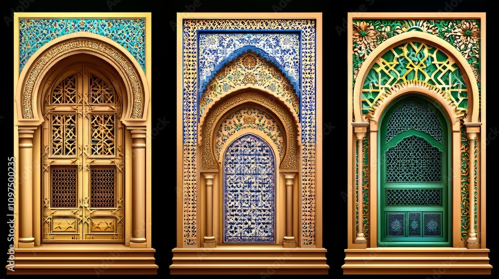 Obraz premium Explore the Intricate World of Geometric Abstraction. Abstract art concept