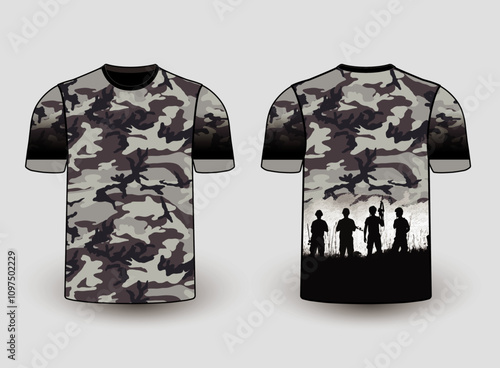 All sports player jersey design with an elegant edgy and wild look. Sports gear template mockup perfect fit for all sports. The designs that go on casual wear, shirts, fashion apparel, and all kind 