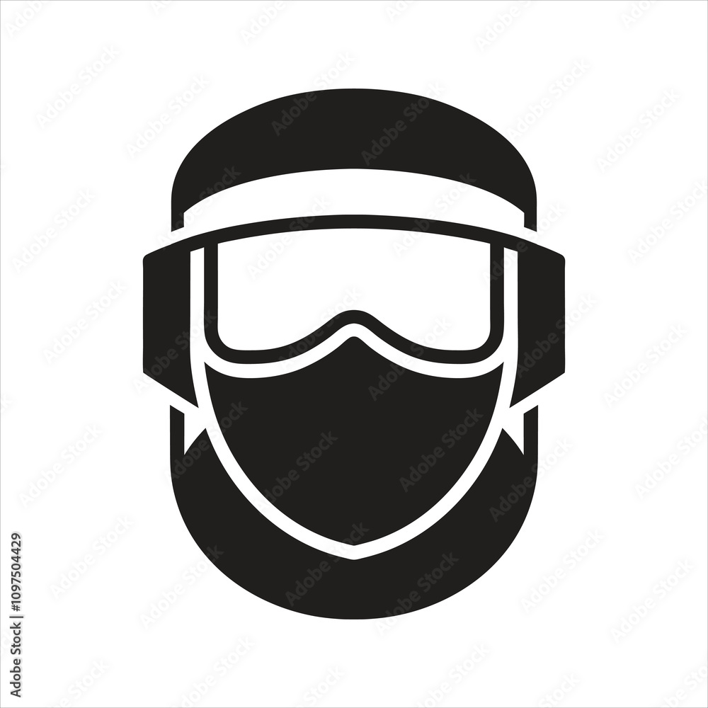 Face shield icon. Face mask icon Face shield icon. Face mask icon