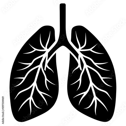 Lungs Vector illustration