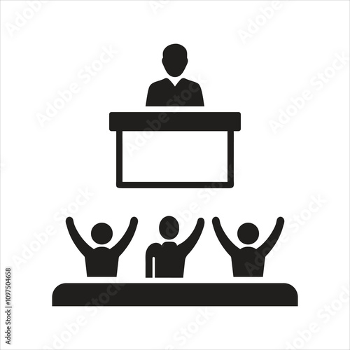 Winner of the presidential election icon