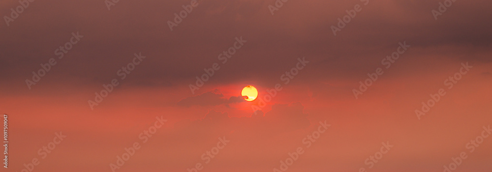 Aerial of Cloud with sunset sky background in Thailand,Cloudscape time lapse background Dark red purple sunset sky Nature background, sunset in the clouds Aerial of Cloud with sunset sky background in Thailand,Cloudscape time lapse background Dark red purple sunset sky Nature background, sunset in the clouds