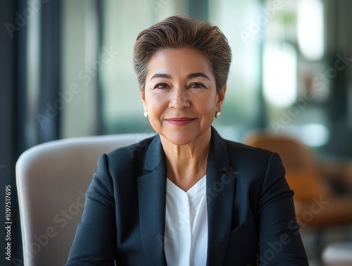 Woman Sitting in Chair