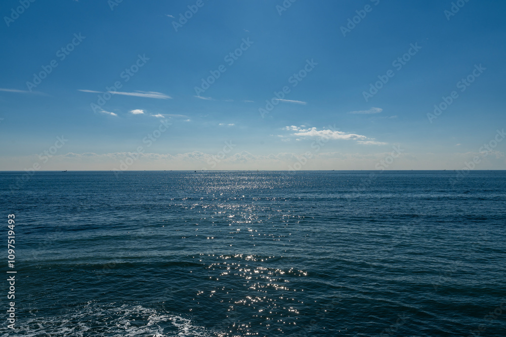 Obraz premium 神奈川県湘南海岸の風景