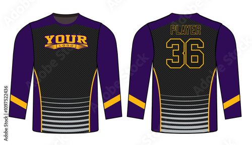 All sports player jersey design with an elegant edgy and wild look. Sports gear template mockup perfect fit for all sports. The designs that go on casual wear, shirts, fashion apparel, and all kind 
