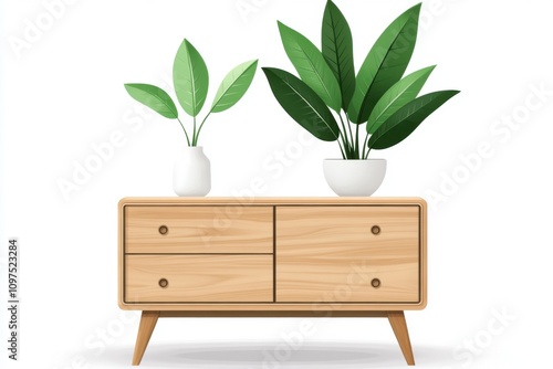 Stylish furniture arrangement modern living room home decor minimalist style eye-level view interior design inspiration