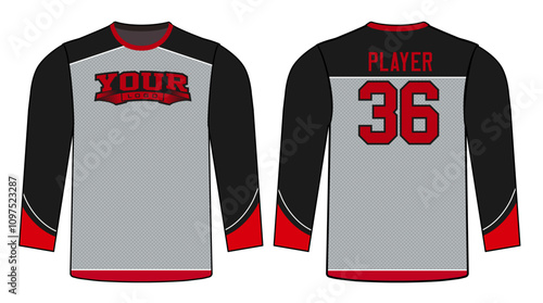All sports player jersey design with an elegant edgy and wild look. Sports gear template mockup perfect fit for all sports. The designs that go on casual wear, shirts, fashion apparel, and all kind 
