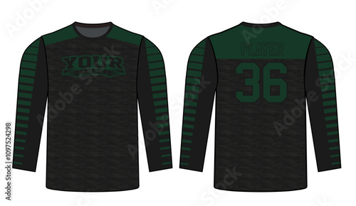 All sports player jersey design with an elegant edgy and wild look. Sports gear template mockup perfect fit for all sports. The designs that go on casual wear, shirts, fashion apparel, and all kind 