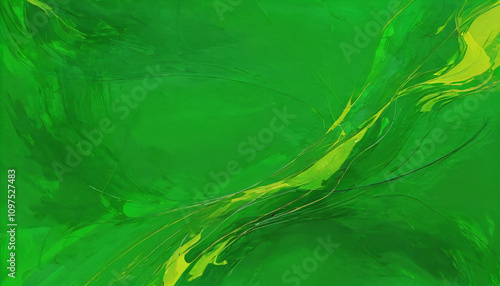 abstract green background with bubbles
