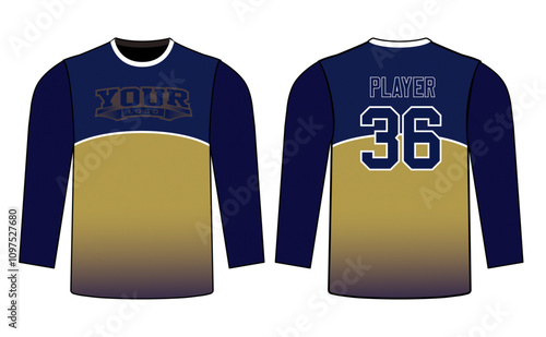 All sports player jersey design with an elegant edgy and wild look. Sports gear template mockup perfect fit for all sports. The designs that go on casual wear, shirts, fashion apparel, and all kind 