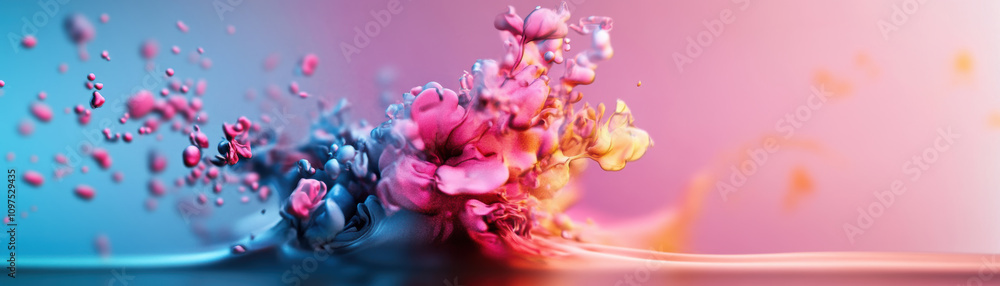 Dynamic color explosion abstract digital art creative space vivid environment close-up view artistic expression for modern design Dynamic color explosion abstract digital art creative space vivid environment close-up view artistic expression for modern design
