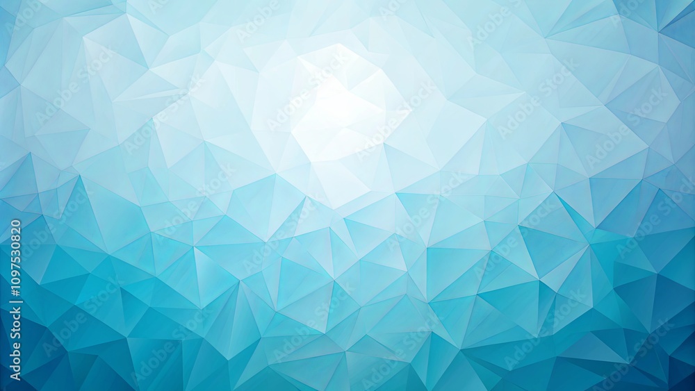 Obraz premium Abstract Blue and White Geometric Triangular Pattern Background