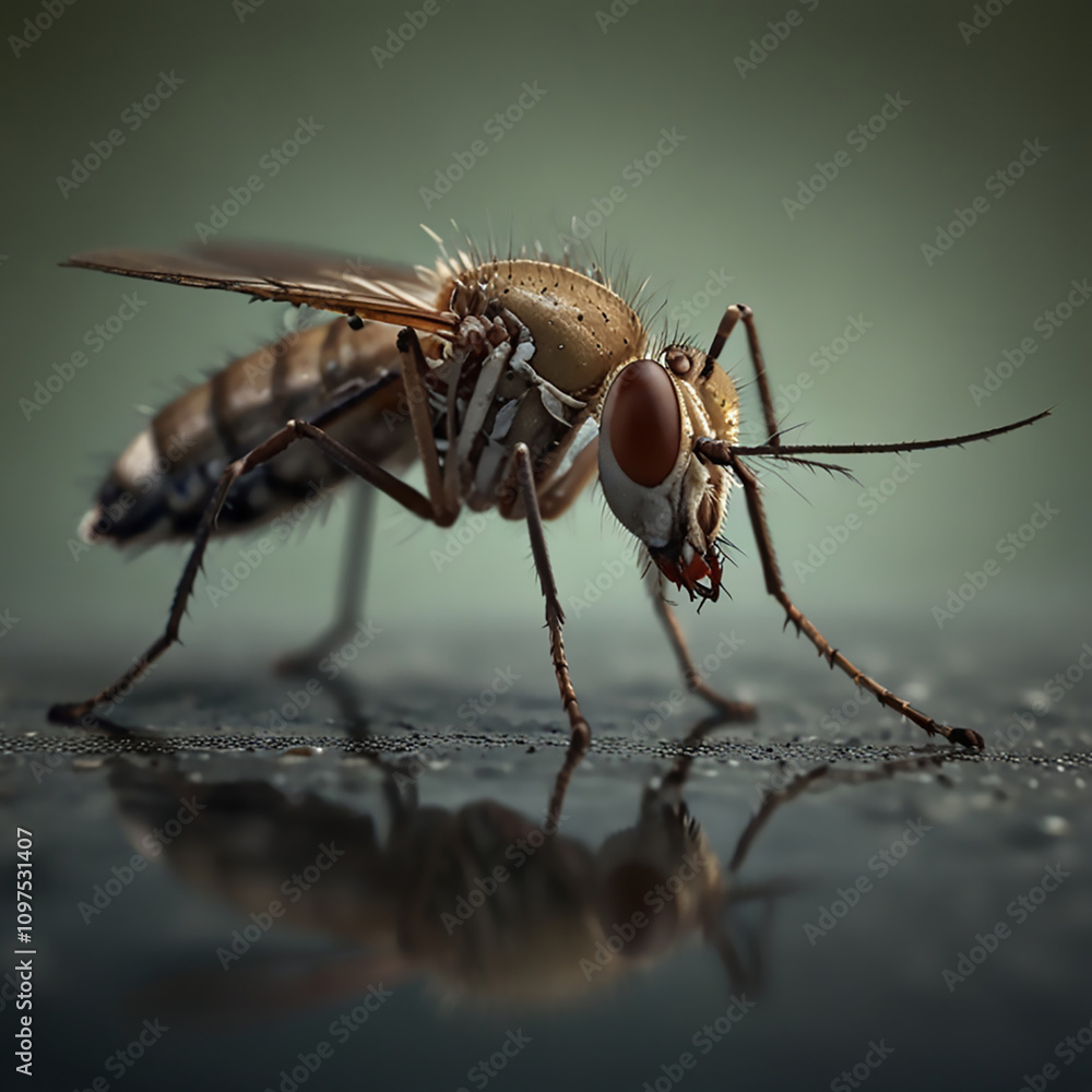 Fototapeta premium Tiger mosquito