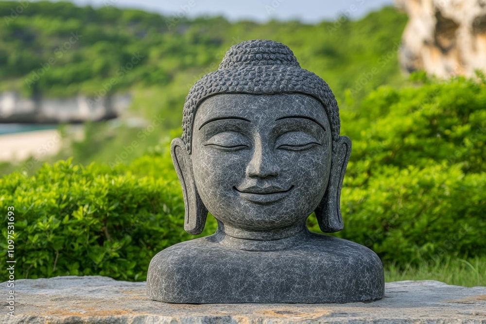 A reclining Buddha statue at Wat Lokayasutharam with lush greenery surrounding the historic site A reclining Buddha statue at Wat Lokayasutharam with lush greenery surrounding the historic site