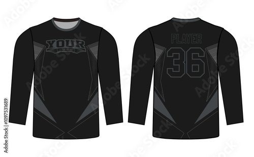 All sports player jersey design with an elegant edgy and wild look. Sports gear template mockup perfect fit for all sports. The designs that go on casual wear, shirts, fashion apparel, and all kind 