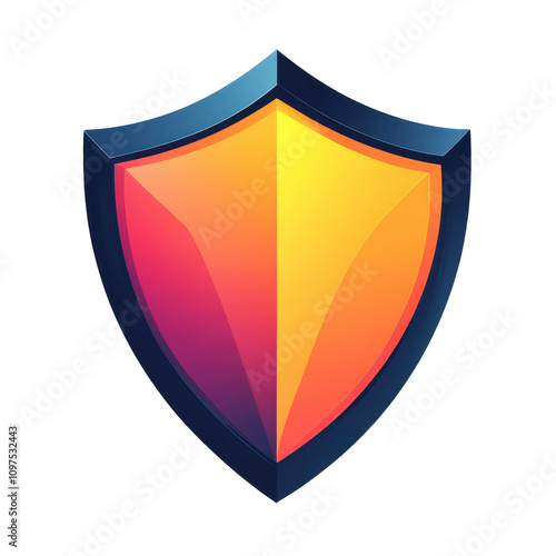 Free Download Stylized Verified Shield Icon with Abstract Colorful Geometric Shapes - GFXLoad