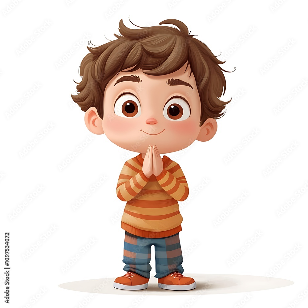 a cute cartoon illustration on white background a cute cartoon illustration on white background