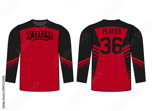 All sports player jersey design with an elegant edgy and wild look. Sports gear template mockup perfect fit for all sports. The designs that go on casual wear, shirts, fashion apparel, and all kind 