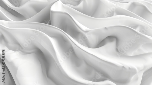 Abstract wavy lines on a clean white background."