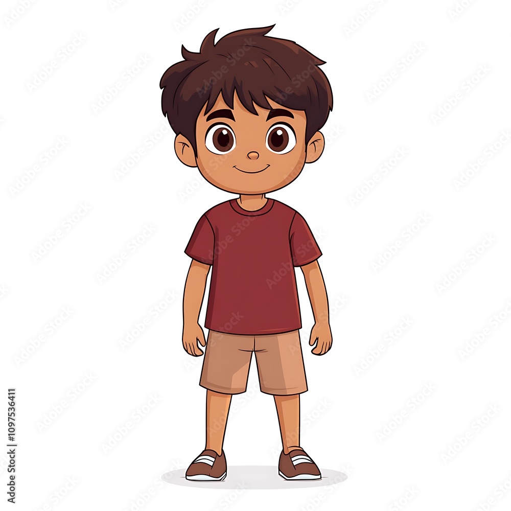 a cute cartoon illustration on white background a cute cartoon illustration on white background