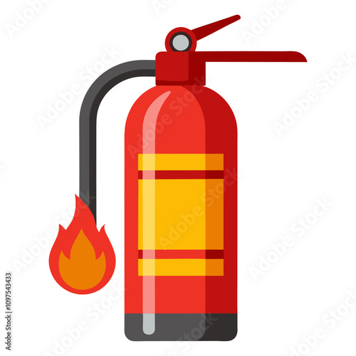 fire extinguisher clipart cartoon Illustration drawing