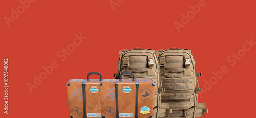 Wallpaper Mural bag with backpack Torontodigital.ca