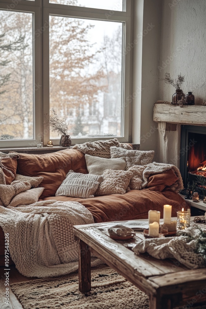 Fototapeta premium Cozy Living Room