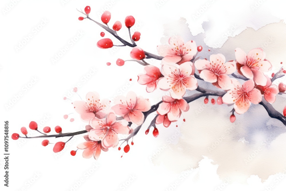 Fototapeta premium Blossom flower plant inflorescence.