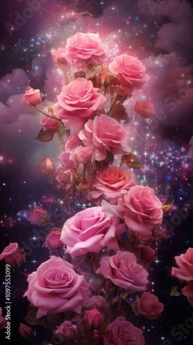 Wallpaper Mural Roses flower petal plant. Torontodigital.ca