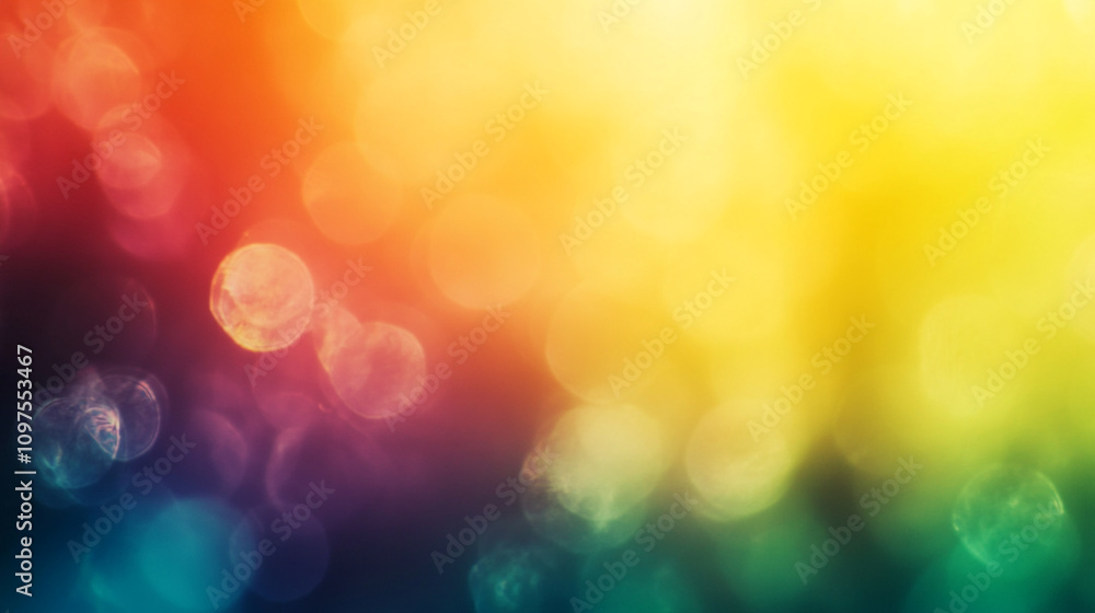 Colorful abstract background showcasing vibrant hues in a soft bokeh style Colorful abstract background showcasing vibrant hues in a soft bokeh style