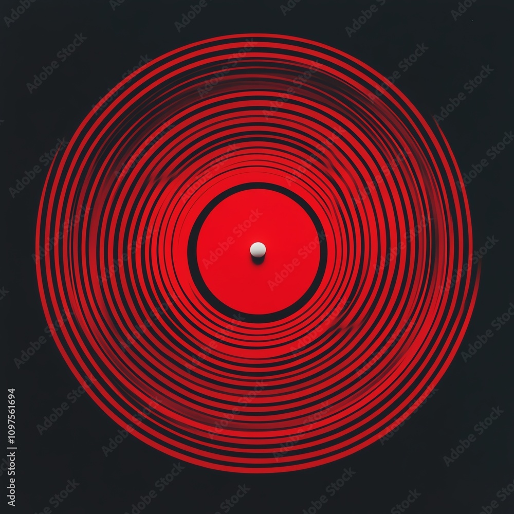 Red circular pattern on a black background, artistic design for various uses. Red circular pattern on a black background, artistic design for various uses.