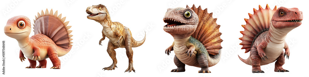 dinosaur fantasy on Transparent Background concept. Colorful dinosaur-like creatures exhibiting various shapes and features, showcasing their unique characteristics and playful designs. dinosaur fantasy on Transparent Background concept. Colorful dinosaur-like creatures exhibiting various shapes and features, showcasing their unique characteristics and playful designs.