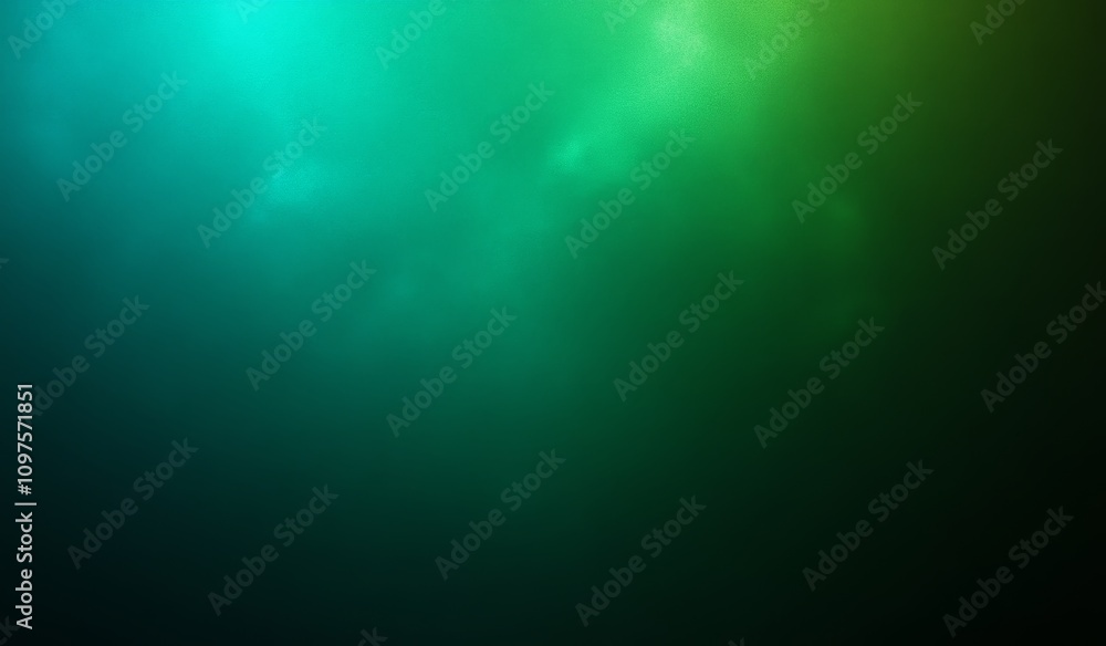 Obraz premium Gradient Background Smooth Transition Soft Texture Dark Teal Bright Green Calm Minimalist Digital Art Design