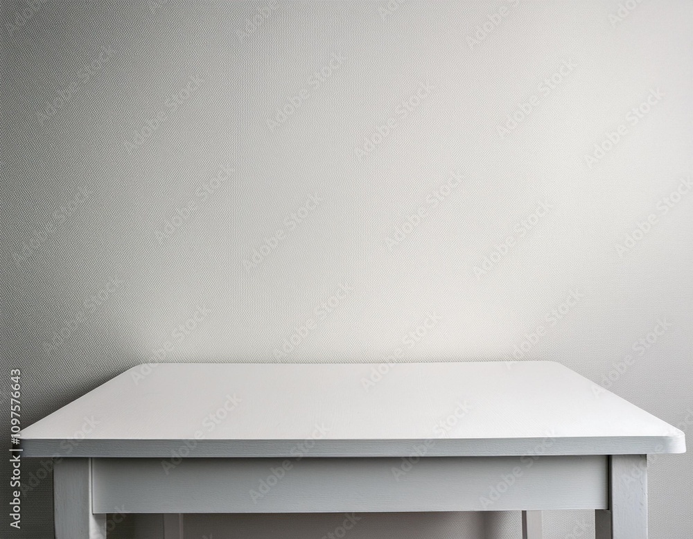 Minimalist wooden table with a textured gray wall, ideal for showcasing products or creating a simple background Minimalist wooden table with a textured gray wall, ideal for showcasing products or creating a simple background