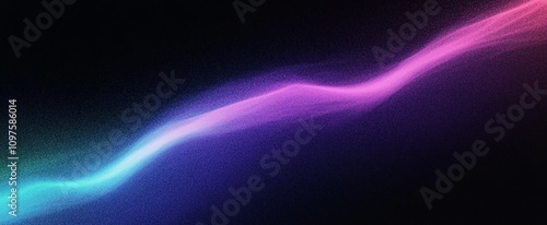 Glowing Abstract Gradient Background in Blue Purple and Black with Smooth Texture for Digital Design