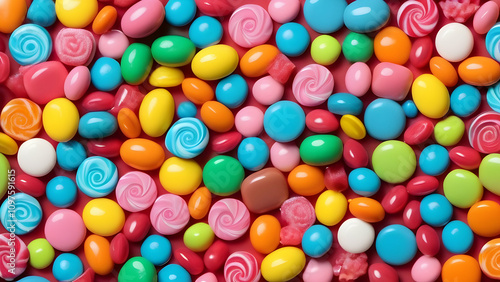 Cute bright candy background