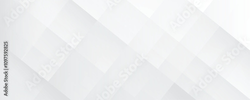 Minimal white background. Abstract white gradient color geometric shape decoration. Use by banner, poster, magazine, element, decoration, pattern.