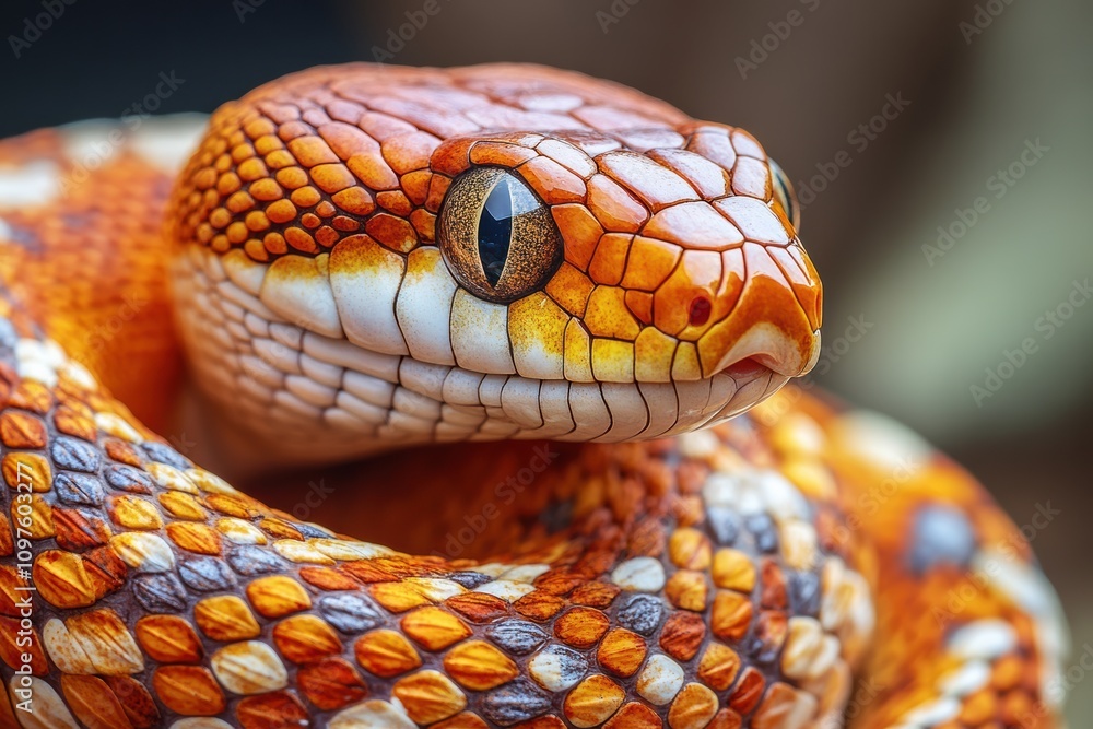Fototapeta premium Modern decor designs inspired by the Chinese zodiac snake, artistic and unique