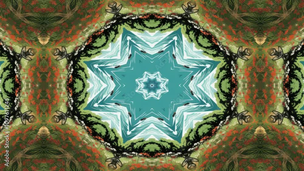 A symmetrical design featuring clouds and a central motif, evoking a serene atmosphere. A symmetrical design featuring clouds and a central motif, evoking a serene atmosphere.